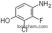 Molecular Structure of 1003710-18-6 (4-amino-2-chloro-3-fluorophenol)
